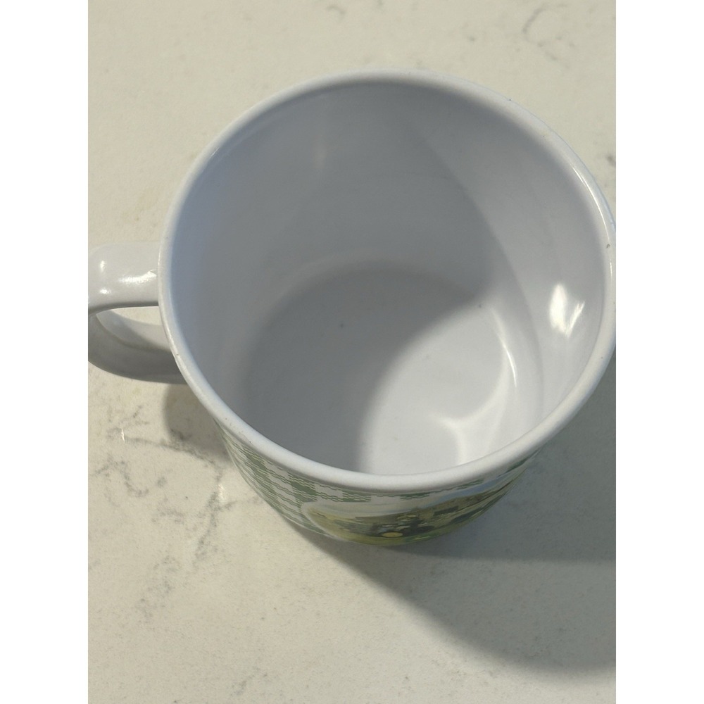 John Deere green gingham Check child cup little farmer Plastic - Picture 6 of 6